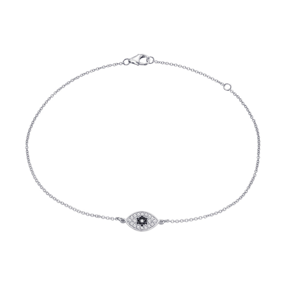 Diamond Evil Eye F. Bracelet