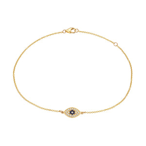 Diamond Evil Eye F. Bracelet