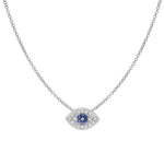 Diamond Evil Eye Necklace