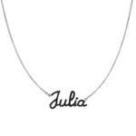 Diamond Script Name Necklace