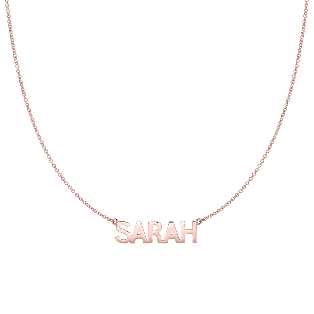 Linear Name Necklace