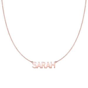 Linear Name Necklace