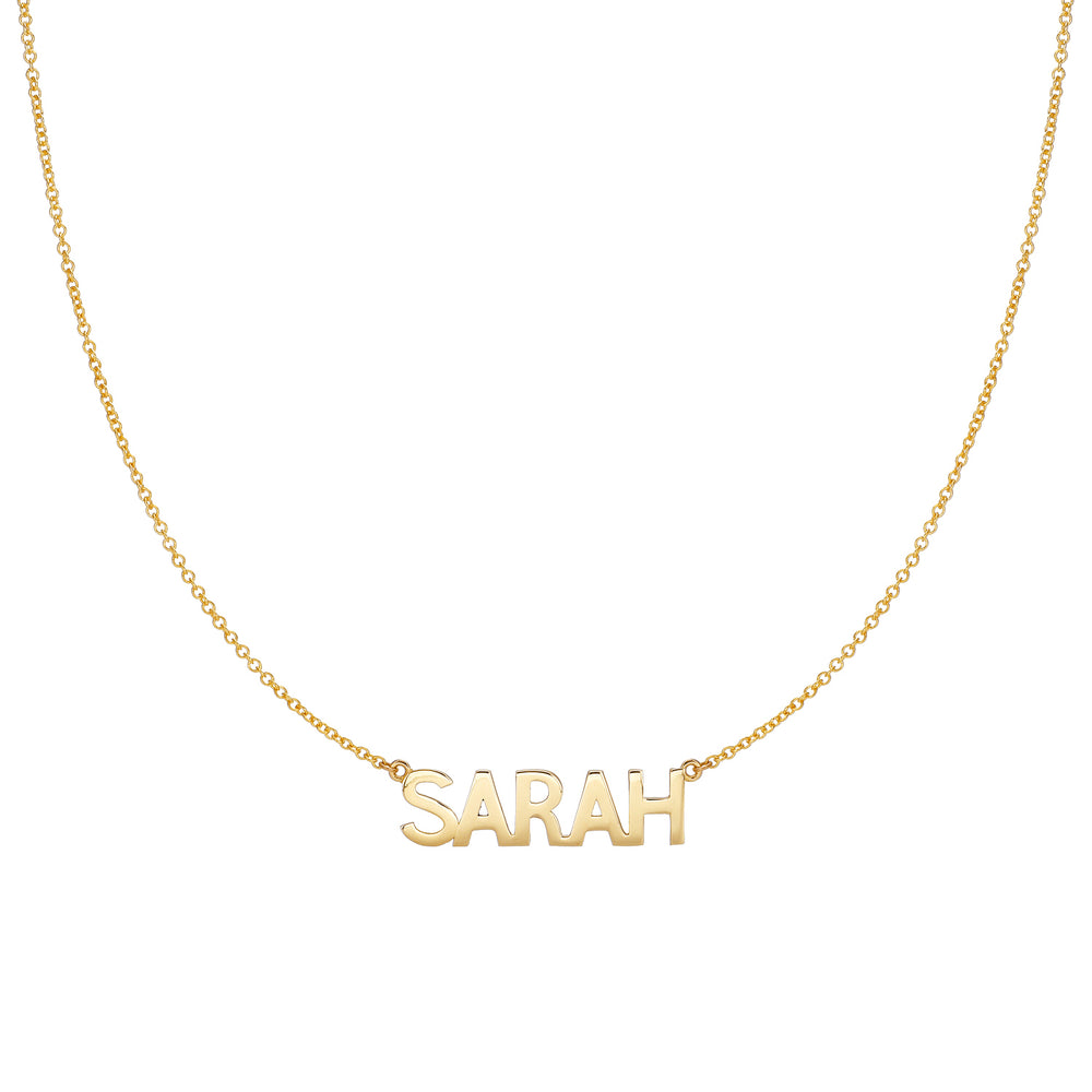 Linear Name Necklace