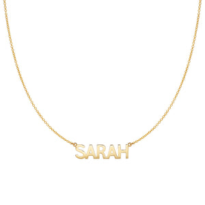 Linear Name Necklace