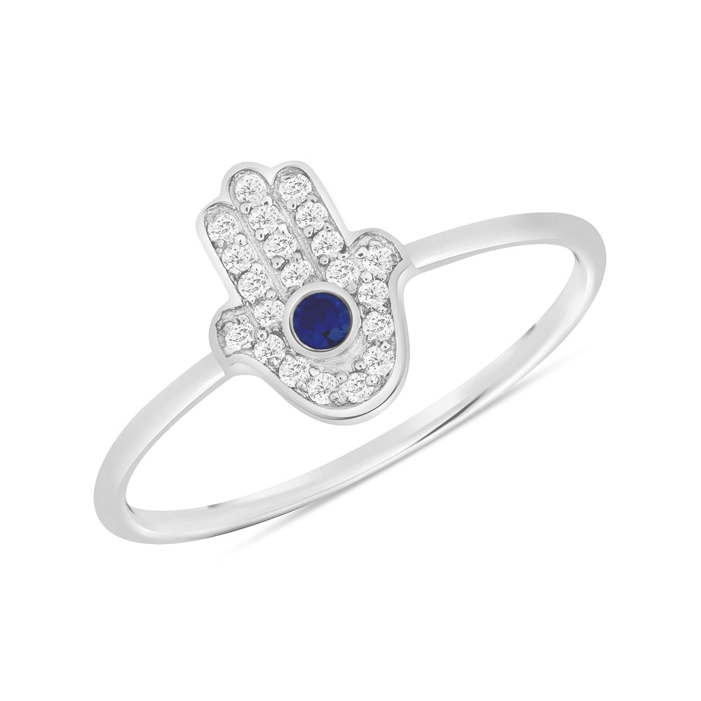 Hamsa Pave Ring