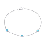 Turquoise 3 Stones Bracelet