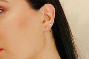 Diamond Hamsa Studs
