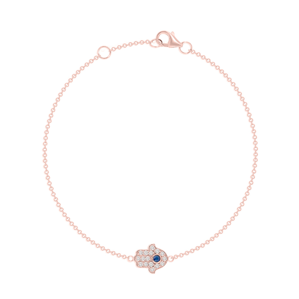 Diamond Hamsa Pave Bracelet