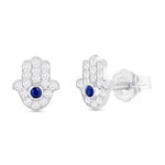 Diamond Pave Hamsa Earring